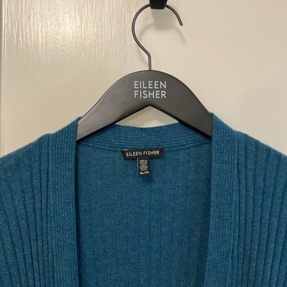 Cashmere Eileen Fisher Ribbed Sweater size XL - Picture 3 of 11